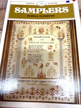 Samplers By Pamela Clabburn Shire Album 30 Paperback Vintage Embroidery